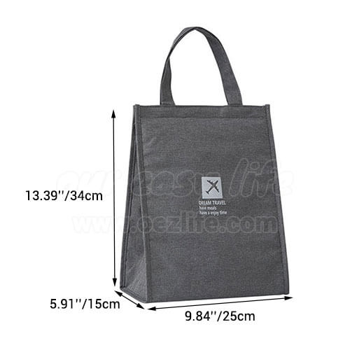 Insulated Lunch Bag for Men & Women, Designer Lunch Tote, Trendy