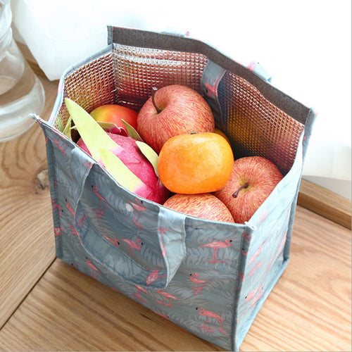 Cute Pattern Thermal Lunch Bag - Our Easy Life