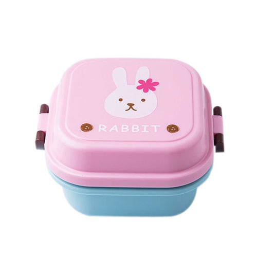 Kawaii Lunch Box Kids School, Cute Wheat Straw Lunch Box